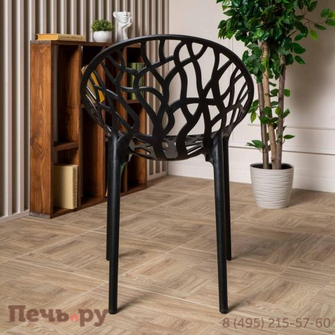 Пластиковый стул Royal Family ARIA черный фото 6