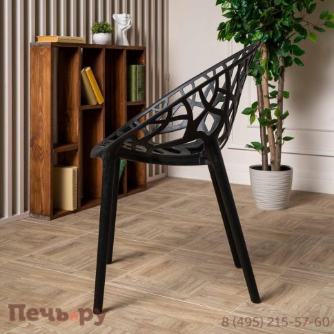 Пластиковый стул Royal Family ARIA черный фото 7