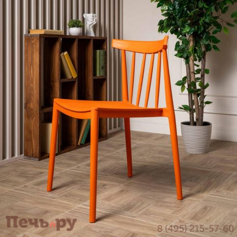 Пластиковый стул Royal Family KAI оранжевый фото