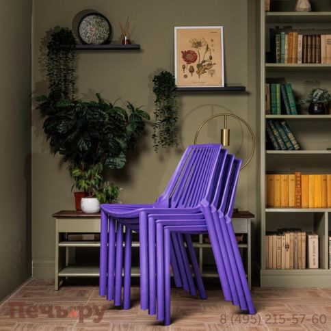 Пластиковый стул Royal Family NICO фиолетовый фото 7