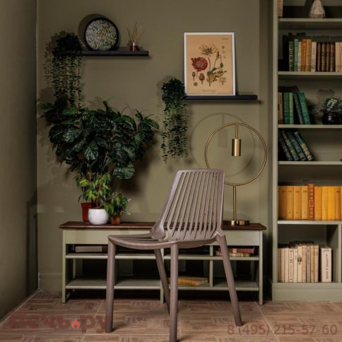 Пластиковый стул Royal Family NICO капучино фото