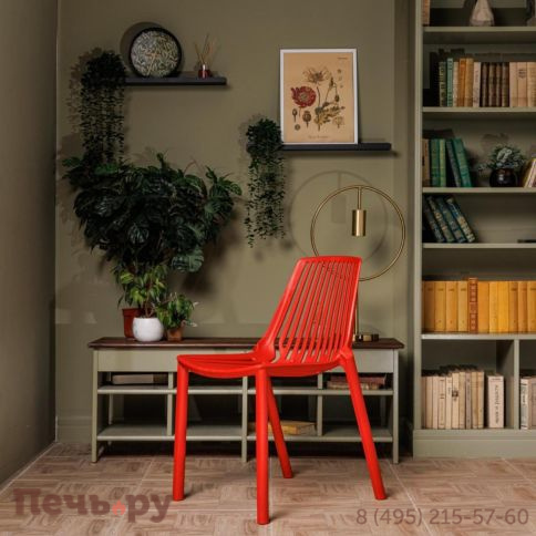 Пластиковый стул Royal Family NICO красный фото
