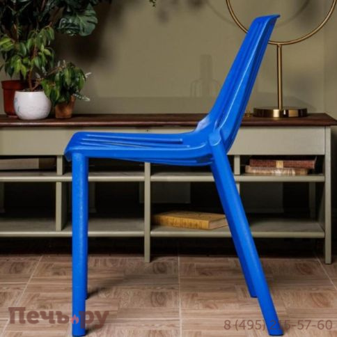 Пластиковый стул Royal Family NICO синий фото 2