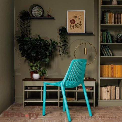 Пластиковый стул Royal Family NICO в цвете тиффани фото 3