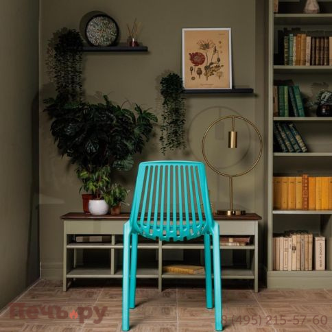 Пластиковый стул Royal Family NICO в цвете тиффани фото 4