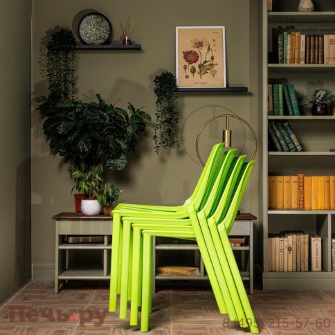 Пластиковый стул Royal Family NICO зеленый фото 2