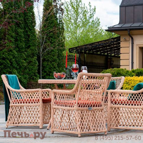 Плетеное стул-кресло Gardeck Mokka Villa Rosa фото 2