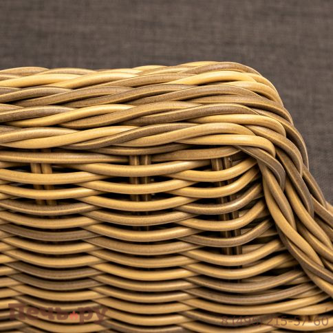 Плетеный стул 4sis Неаполь из искусственного ротанга, цвет соломенный фото 5