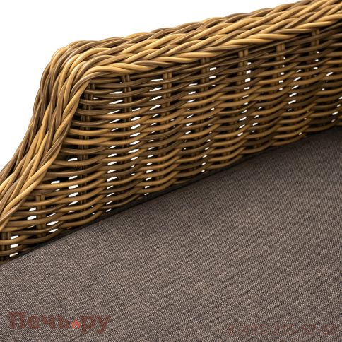 Плетеный стул 4sis Неаполь из искусственного ротанга, цвет соломенный фото 7