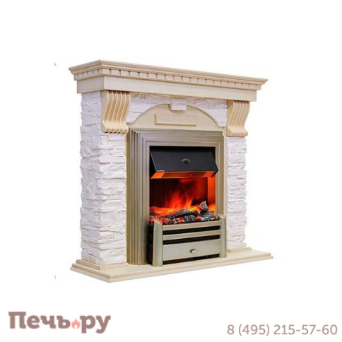 Портал Dimplex Dublin арочный сланец крем (классика Opti-Myst и Optiflame) фото 4