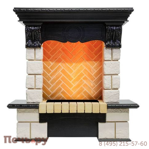 Портал Dimplex Pierre Luxe шампань  под очаг Cassette 400 фото 7