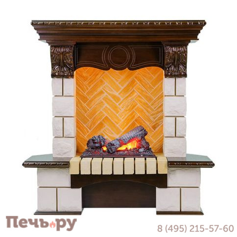 Портал Dimplex Pierre Luxe угловой/ шампань под очаг Cassette 400 фото 4