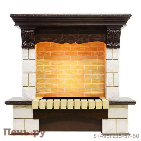 Портал Dimplex Pierre Luxe угловой/ шампань под очаг Cassette 600 фото 3