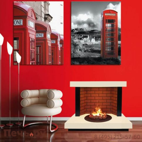 Портал Glenrich Дакота под очаг Carmen 3D фото 2