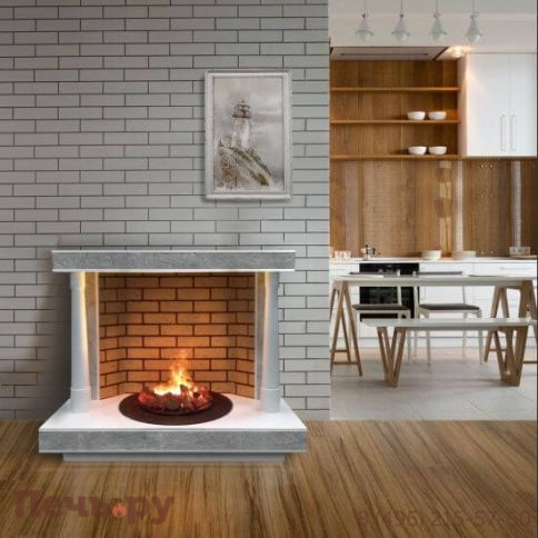 Портал Glenrich Корсика под очаг Carmen 3D фото