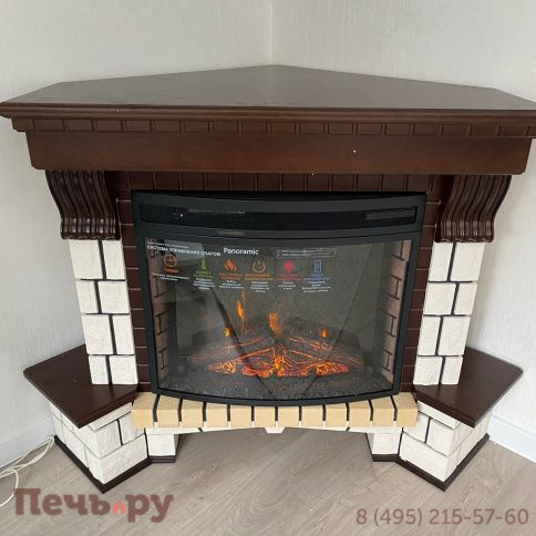 Портал InterFlame Экстер угловой /Panoramic 28`/Jupiter BLT / фото 9