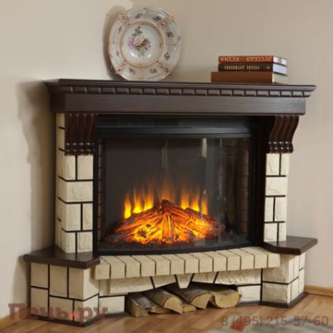 Портал InterFlame Экстер угловой /Panoramic 33`/ Antares 33 фото 8