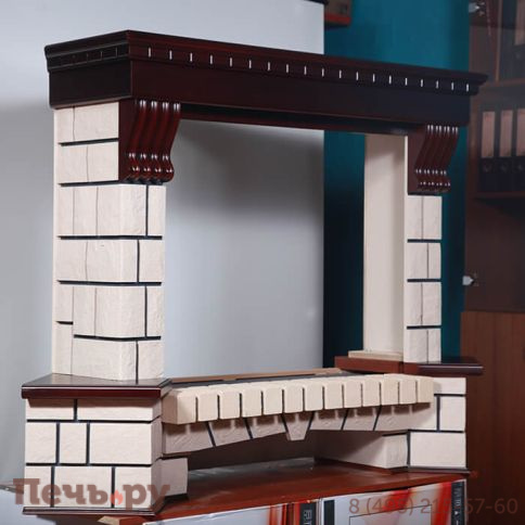 Портал InterFlame Экстер угловой /Panoramic 33`/ Antares 33 фото