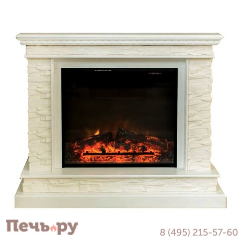 Портал Royal Flame Calgary сланец белый под очаг Jupiter фото