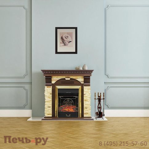 Портал Royal Flame Dublin арочный сланец/сланец белый под очаги Fobos / Majestic FX фото