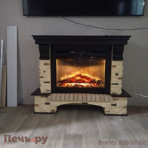 Портал Royal Flame Pierre Luxe сланец под очаг Jupiter/ Dioramic 28/  Symphony 2608 EU/ фото 3