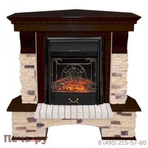 Портал Royal Flame Pierre Luxe сланец угловой под очаги Fobos FX / Majestic FX фото 2