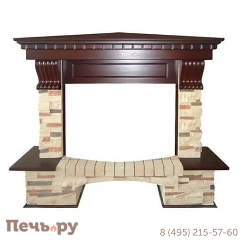 Портал Royal Flame Pierre Luxe угловой сланец под очаг Jupiter/Dioramic 28/ Symphony 2608 EU/ фото 2