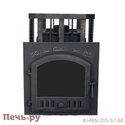 Премиальная банная печь НМК Сибирь-40 (дверка 545х545) фото 3