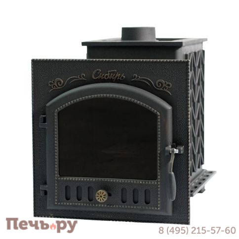 Премиальная чугунная банная печь НМК Сибирь 25 (дверка 545х545) фото 5