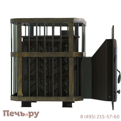 Премиальная чугунная банная печь НМК Сибирь-25 (дверка 700х700) фото 6