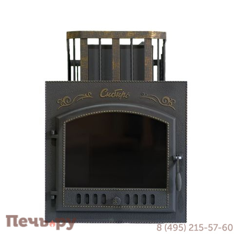 Премиальная чугунная банная печь НМК Сибирь-25 ЗК (дверка 700х700) фото 4