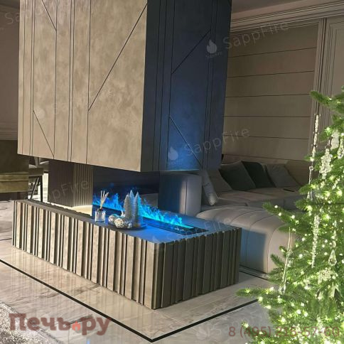 Премиальный паровой 3D электрокамин SappFire 1200 фото 4