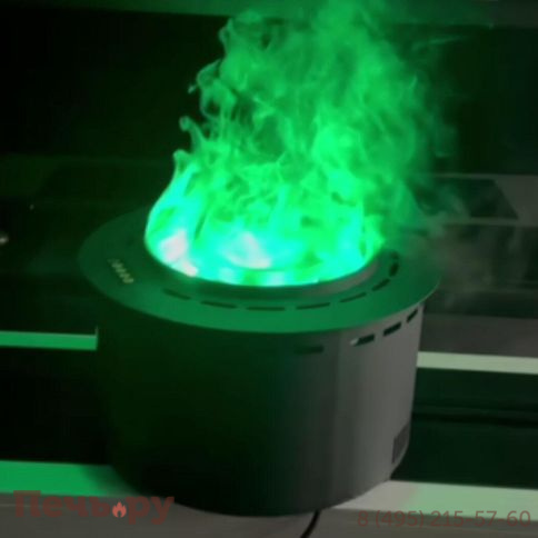 Премиальный паровой 3D электрокамин SappFire круглый 500 фото 5