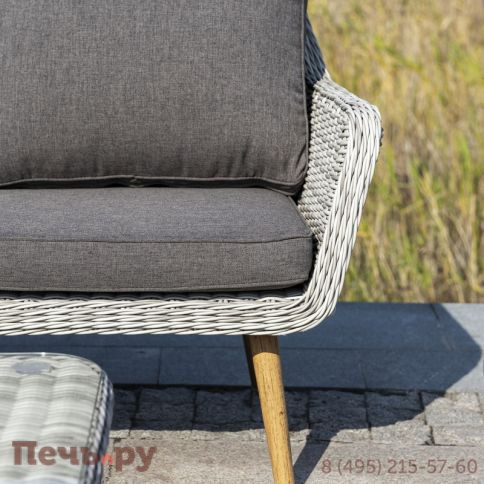 Прованс 4SiS столик журнальный из ротанга, цвет бежевый фото 2