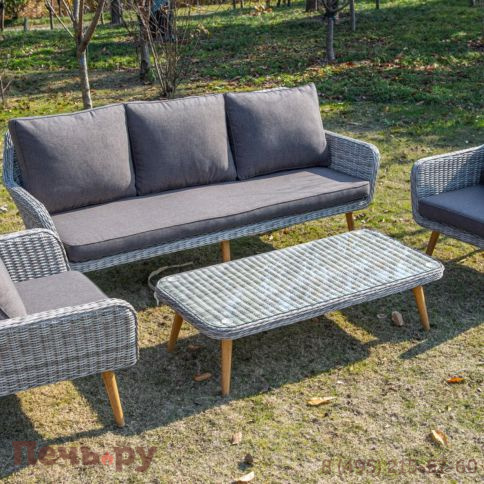 Прованс 4SiS столик журнальный из ротанга, цвет бежевый фото 7