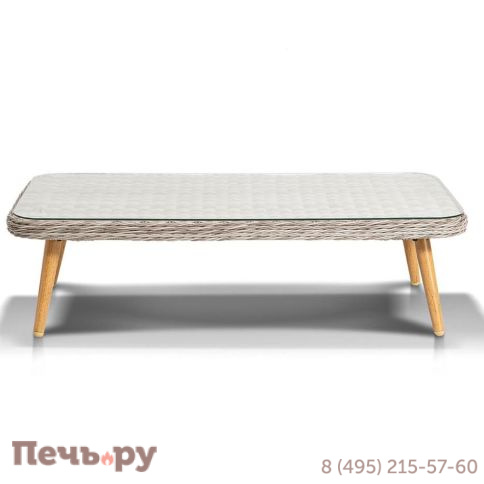 Прованс 4SiS столик журнальный из ротанга, цвет бежевый фото 8