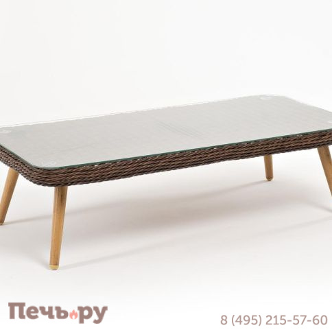 Прованс 4SiS столик журнальный из ротанга, цвет коричневый фото 3