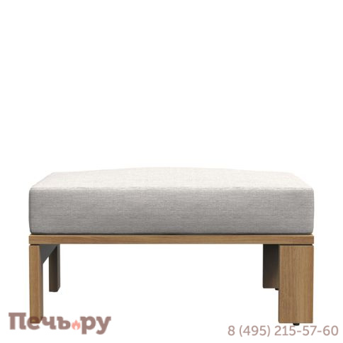 Пуф деревянный с подушкой Janus et Cie Matisse Teak фото 3