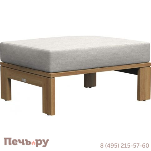 Пуф деревянный с подушкой Janus et Cie Matisse Teak фото