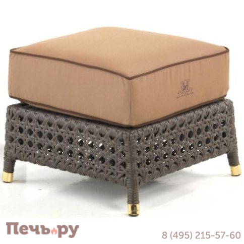 Пуф плетеный с подушкой DFN Wezen фото