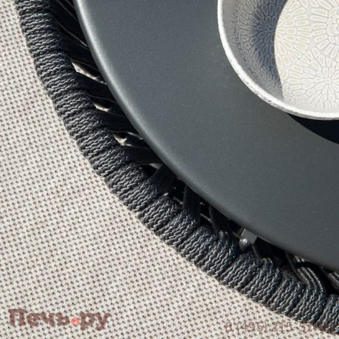 Пуф-столик плетеный с подушкой Vermobil Daisy Rope фото 5