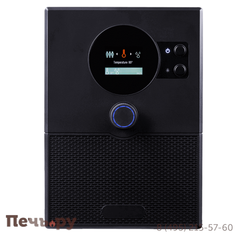 Пульт управления Sentio by Harvia home com4 black для печей до 10.5 кВт фото 3