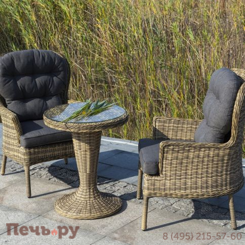 "Алиса" кресло плетеное, цвет соломенный фото 8