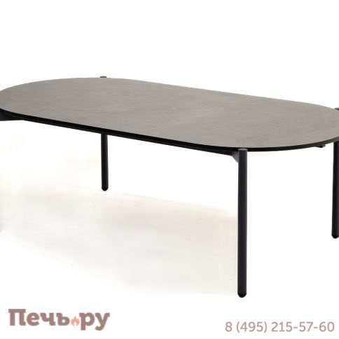 "Диего" журнальный стол из HPL 120х60 H40, каркас темно-серый (RAL7024), цвет "серый гранит" фото 3