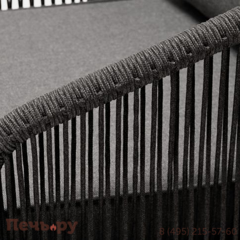 Лаунж-зона 4SiS Канны из роупа (веревки), цвет темно-серый фото 4