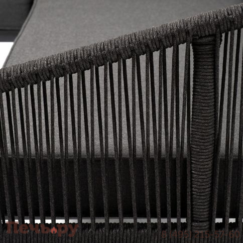 Лаунж-зона 4SiS Канны из роупа (веревки), цвет темно-серый фото 7