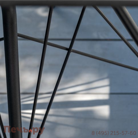 "Конте" интерьерный стол из HPL 63x63см, цвет "серый гранит" фото 6