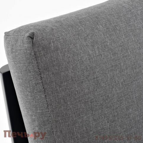 "Париж" модуль диванный алюминиевый центральный, цвет серый фото 5