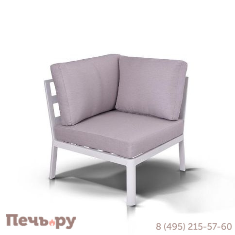 "Париж" модуль диванный алюминиевый угловой фото