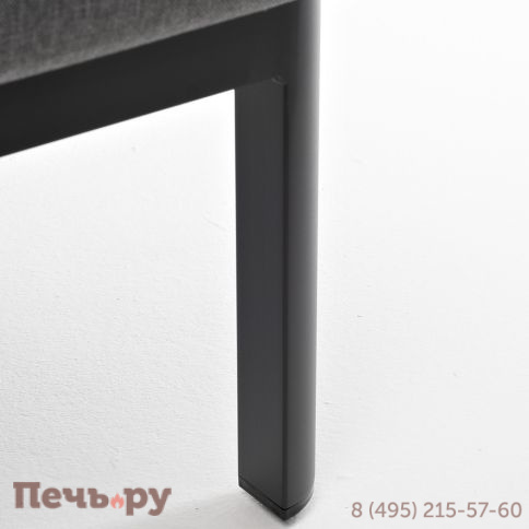 "Сан Ремо" кресло плетеное из роупа садовое, каркас алюминий темно-серый, роуп серый, ткань серая фото 7